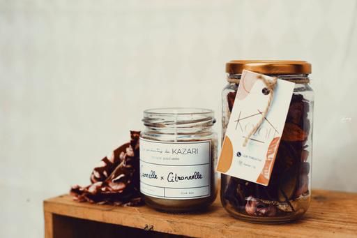 Kazari Bougie Parfumée Canelle & Citronelle